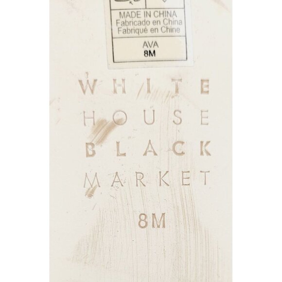 White House Black Market Turquoise embroidered pointy flats - Size 8‎ - Picture 7 of 8